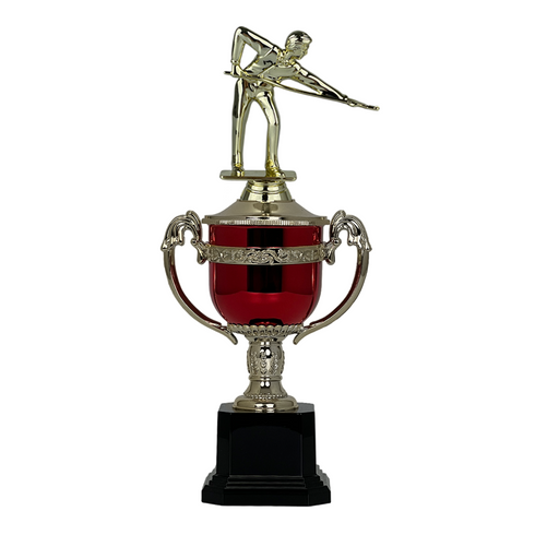 Trofeo de Copa con Figura Serie PC de Billar